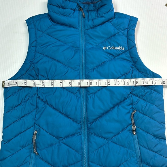 Columbia Heavenly Omni-Heat Vest in Teal. Sz S - Picture 12 of 14